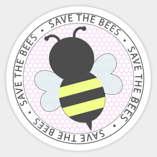 Bee Products - Save the Bees Sticker